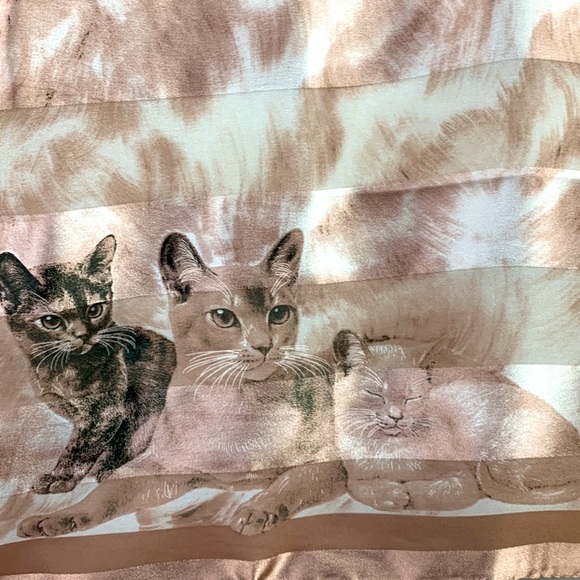 Symphony Scarfs Striped Cats Scarf NEW! - Picture 4 of 11